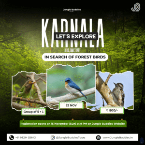 Mumbai Bird Watching tour by Jungle Buddies November 2026 - Karnala Bird Sanctuary
