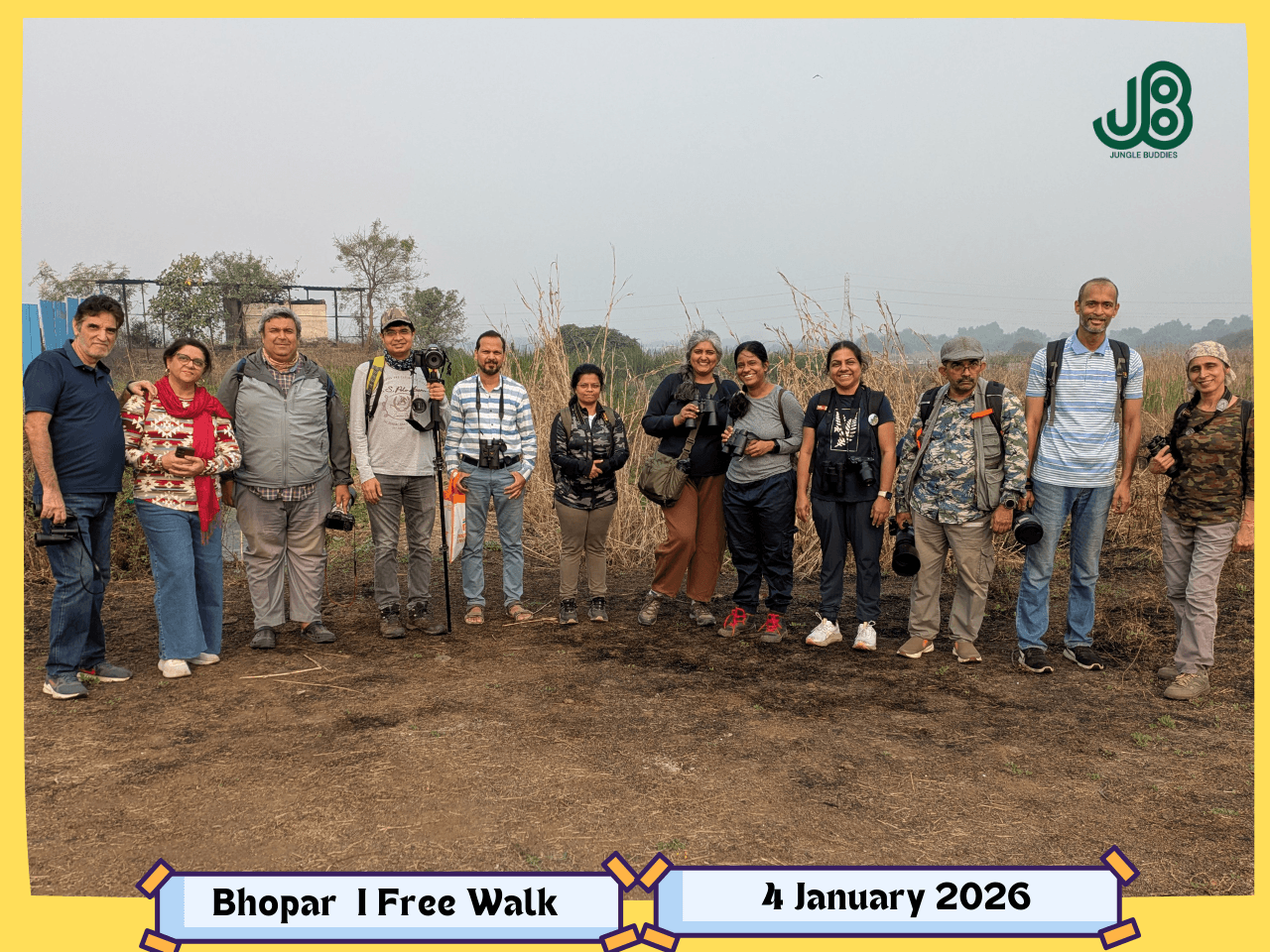 Exploring the Bhopar Shrublands: A Free Monthly Bird Walk